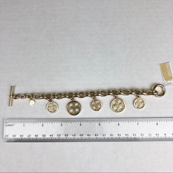 Michael Kors  Heritage Monogram Charm Bracelet - Picture 2 of 7
